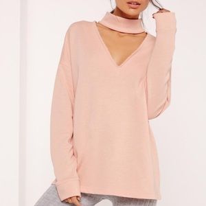 ⭐️Missguided Choker Neck Sweatshirt